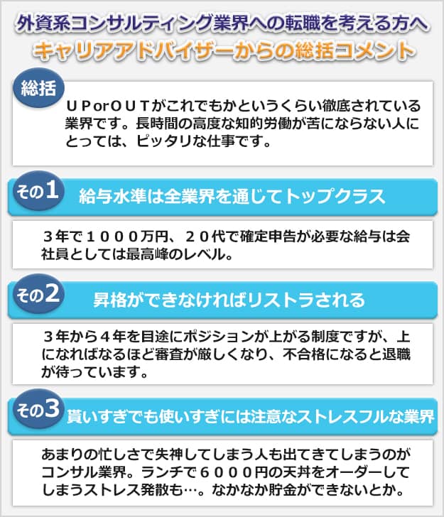 キャリアアドバイザーからの総括コメント