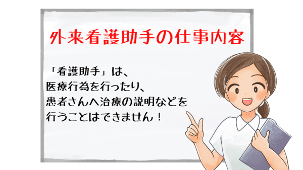 ＜画像＞外来看護助手の仕事内容