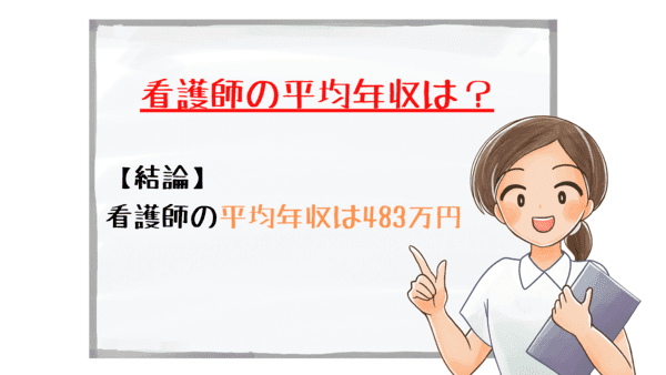 ＜画像＞看護師の平均年収